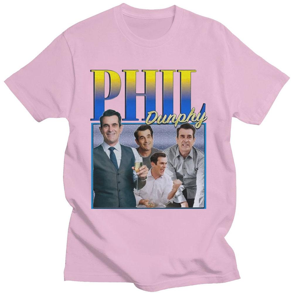 Phil Dunphy 2022 Amerikan TV Dizisi Tişörtleri Harajuku Grafikli Baskılı Kısa Kollu %100 Pamuklu Tişört Oversize Sokak Giyimi Unisex