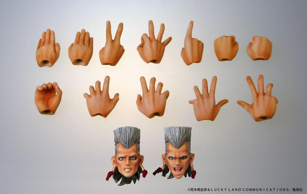 Super movable figure Bizarre Adventure Part Polnareff approximately 160mm painted movable figure "JoJo's 3" J.P. PVC&ABS&Nylon
