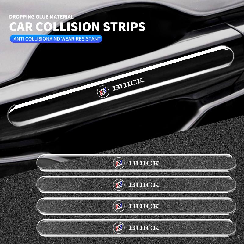 Clear Car Door Edge Protective Stickers Anti-Collision Strip For Buick Envision Excelle GT Royaum Park Avenue Envista GL8 GL6