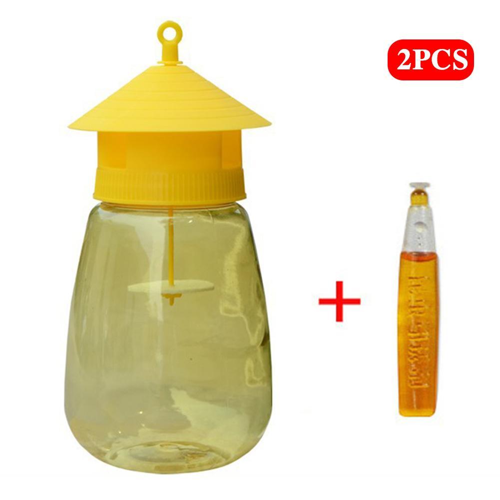 Plastic Fruit Fly Trap Killer Drosophila Trap Anti Fly Fruit Fly Killer Catcher Orchard Insect Trap Reusable Pest Control Trap
