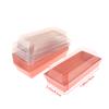 10Pcs Black Pink Fruit Cut Packing Box With Transparent Lids Sushi Box Disposable Takeaway Box Cake Bread Takeout Packing Boxes