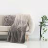 FLUFFY BLANKET Honey gray 150x200 cm SOFT | PLED