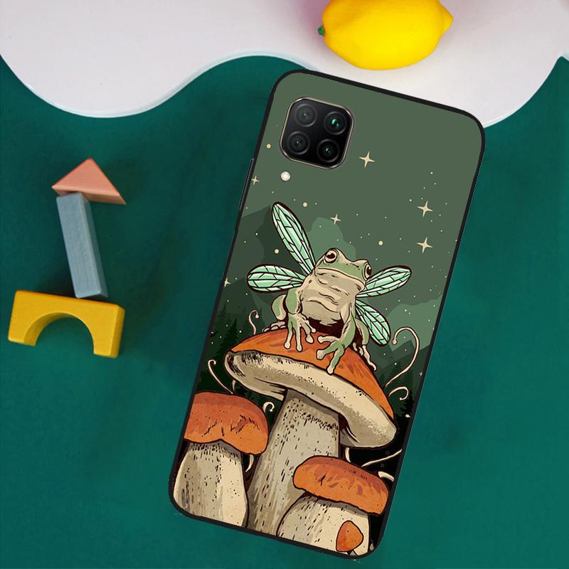 Cottagecore Frog Aesthetic For Huawei Nova 9 10 SE 8i 11i 12i 12s Y60 Y61 Y70 Y90 Y72 Y73 Y91 P60 Pro P40 P30 Lite Case