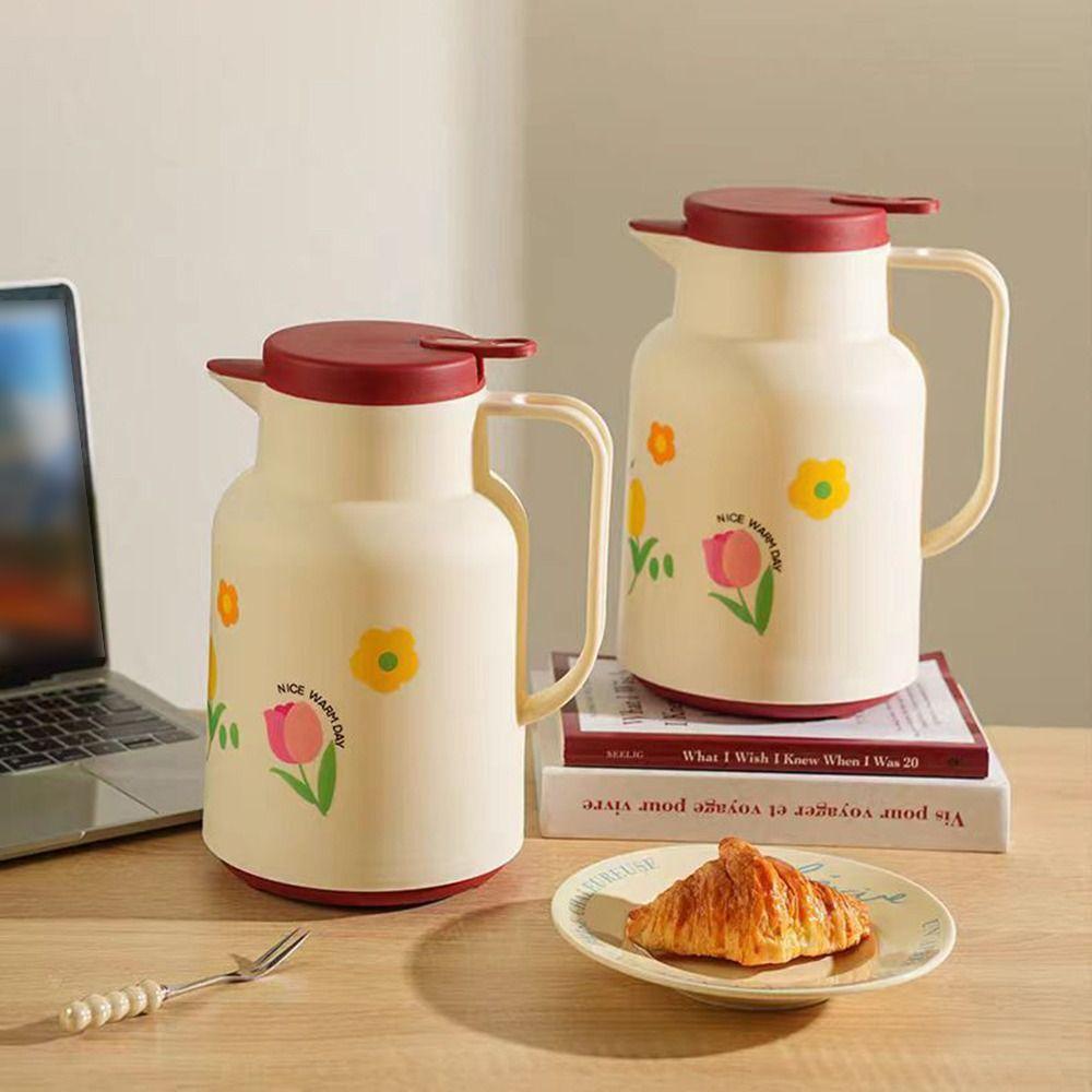 Glass Liner Household Thermos Pot Large Capacity Hot Water Kettle Boiling Water Bottle  Home