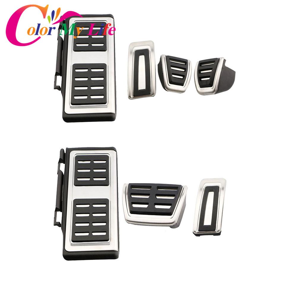 

Автомобильный Стайлинг, педаль газа, педали тормоза, подставка для ног, чехол для педали для Volkswagen VW Tiguan MK2 для Skoda Octavia A7