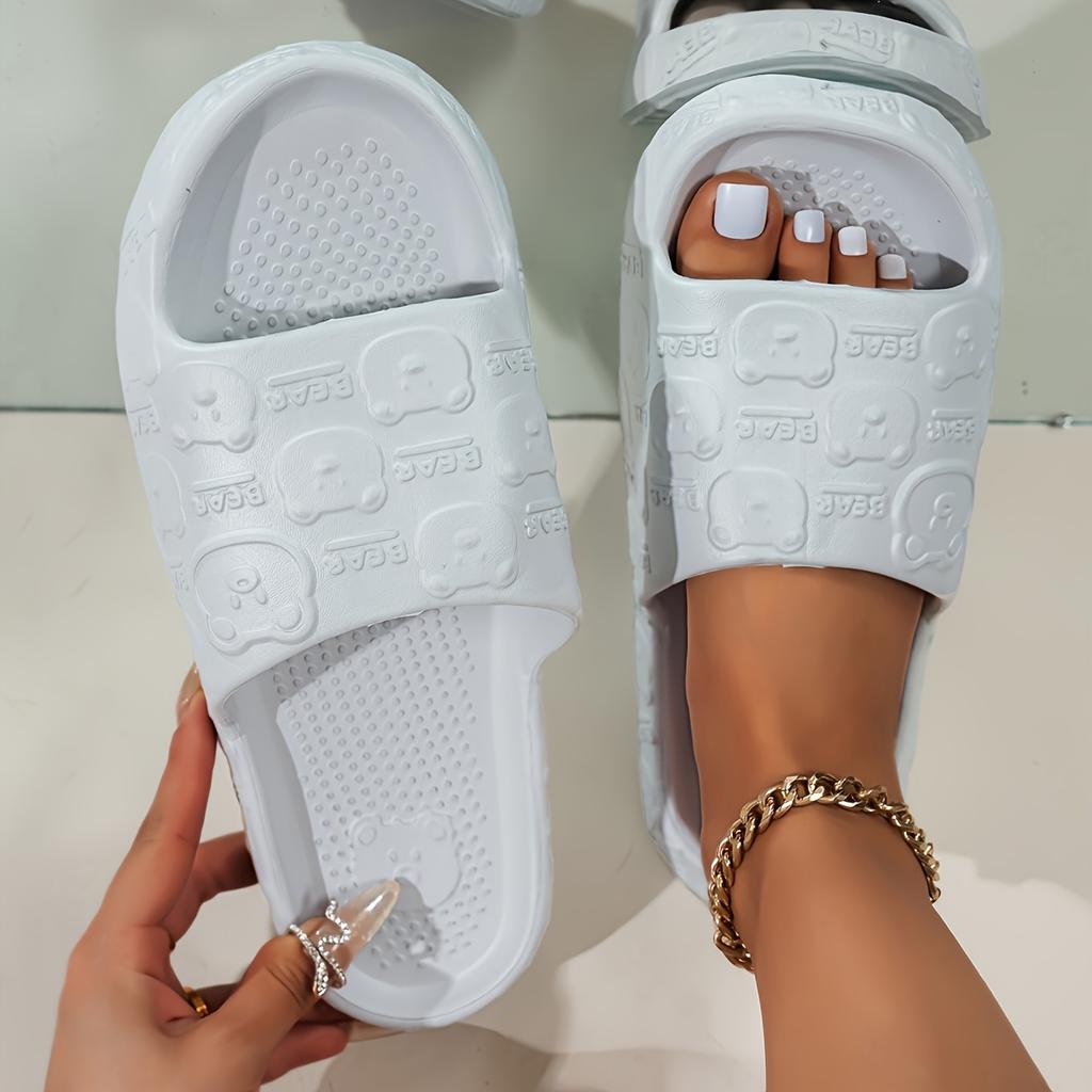 Damen Weiche Hausschuhe Rutschfeste Hausschuhe Leicht und Bequem Strandhausschuhe