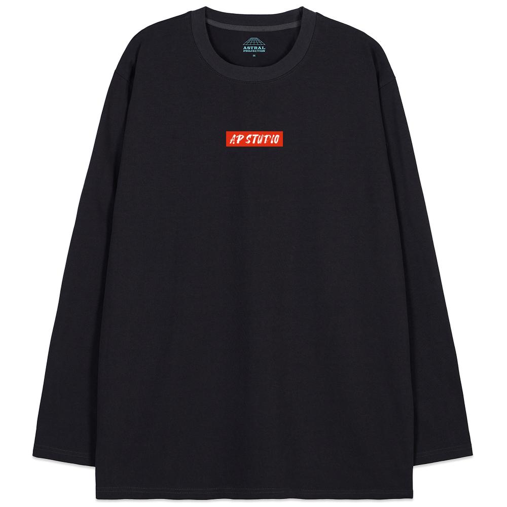 Astral Projection Ap Studio Oversized Long Sleeve T-Shirt_Charcoal L