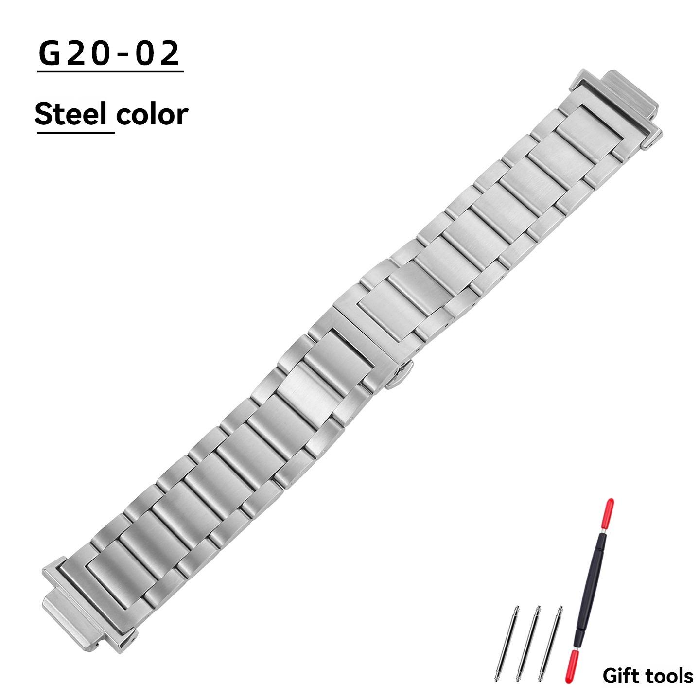 

GA-2100 metal watchband For Casio ga2100 GA-2110 GA-B2100 GBM-2100 modified Stainless steel Watch strap accessories For GA2100 GA2110