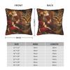 Pillow Case Cat Selfie with Santa Xmas  Soft  Pillow Cover For Office Car Home Decor Morden Pillowcases