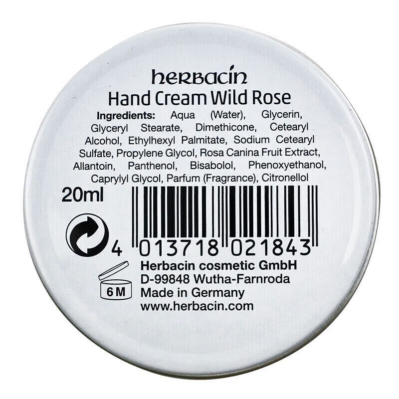 Herbacin Wild Rose Hand Cream 20ml