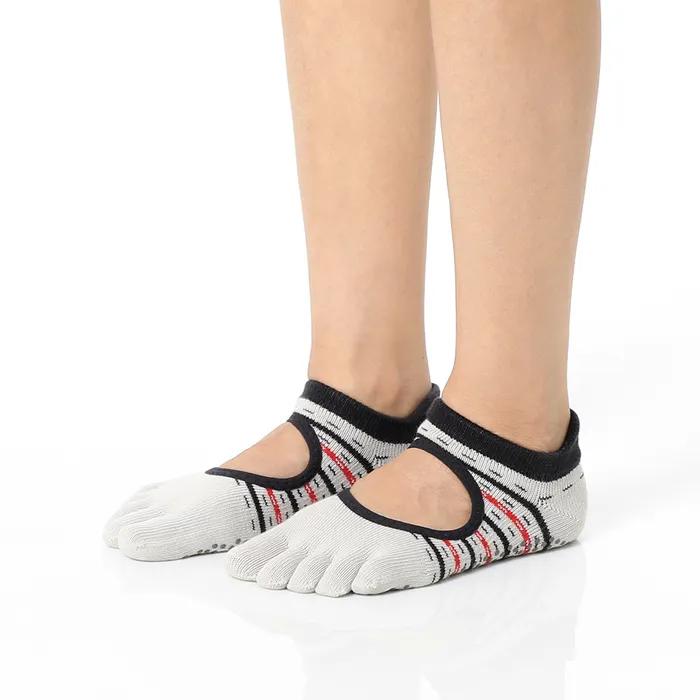 Pilates Yoga Non-slip Socks Toe Socks Knit