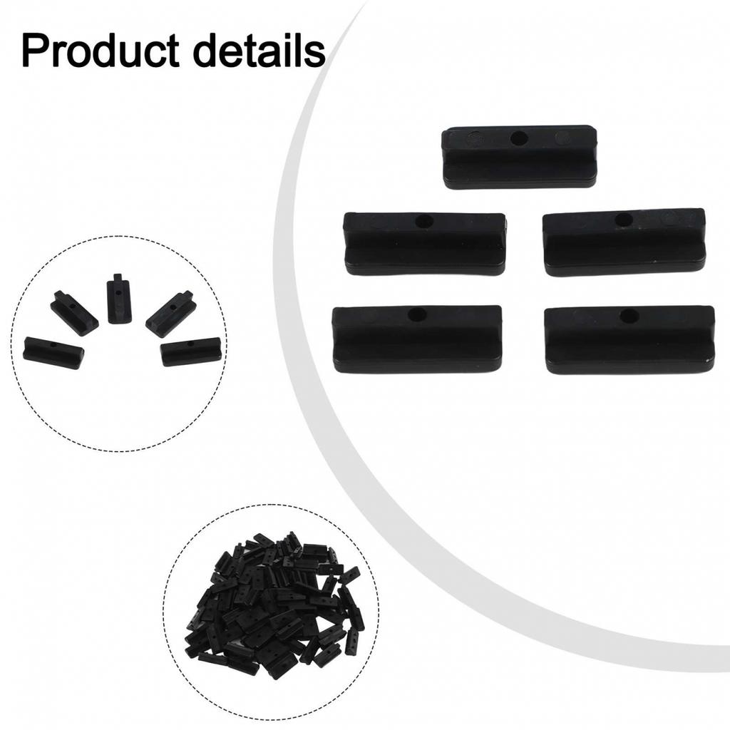 6mm T Verbunddielenclips für Außenboden Für Reparatur Packung mit 100 Stück