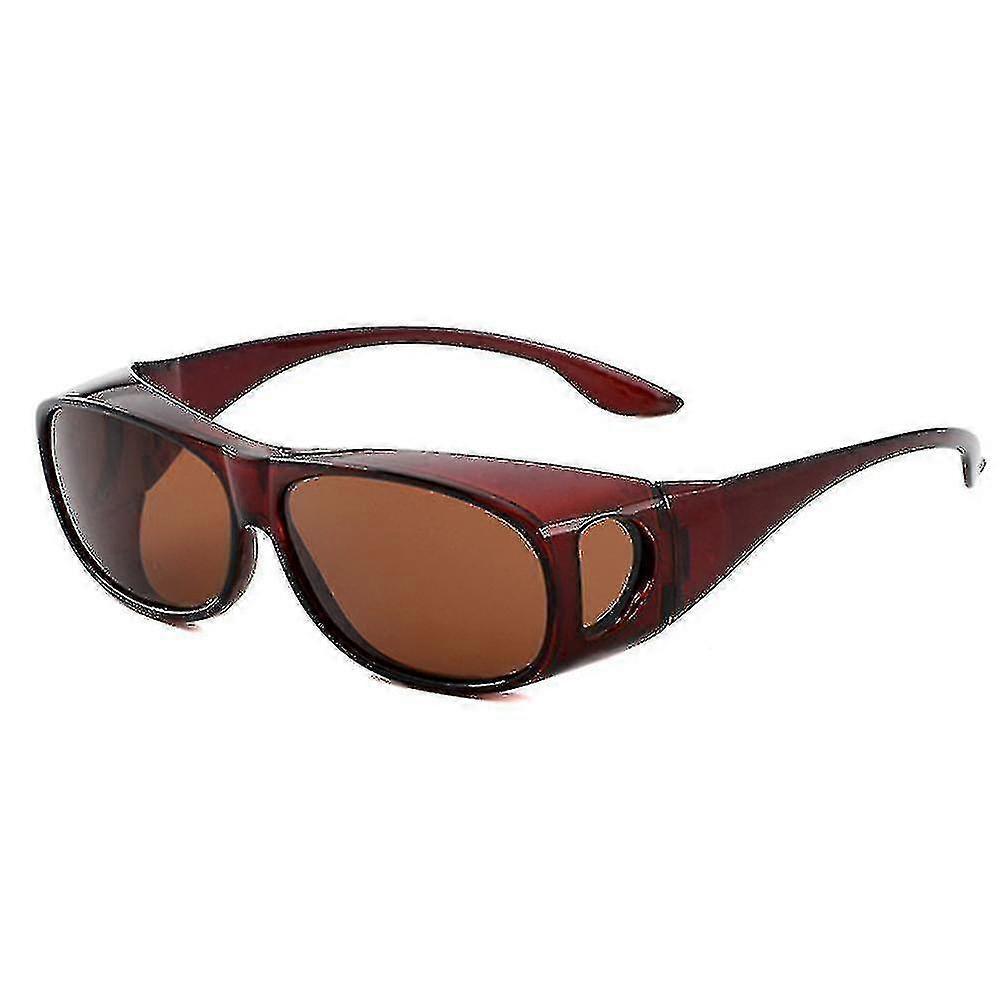 2024 Chdz Day/night Driving Glasses Wraparound Sunglasses, Men,women-anti Glare