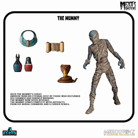 Monsters Tower of Fear 5 Point Action Figure Box Set Mezco's 3.75"