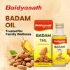 Baidyanath Ayurved Badam Tail 50ml Sweet Almond Hair & Skin Oil Vitamin E Rich Moisturizing Massage Oil Pack of 1