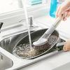 Removable Sponge Dishwashing Brush Liquid Dispenser Dish Cleaning Brush  Household Tools