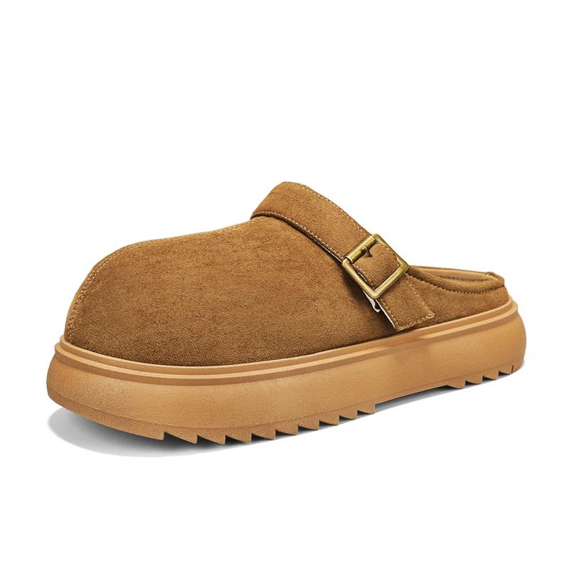 Fashion Stylish Men's Summer Muller Shoes Anti-Slip Male Half Drag Leisure Walk Lazy Shoes Versatile Simple Men Slippers Comfy Loafers