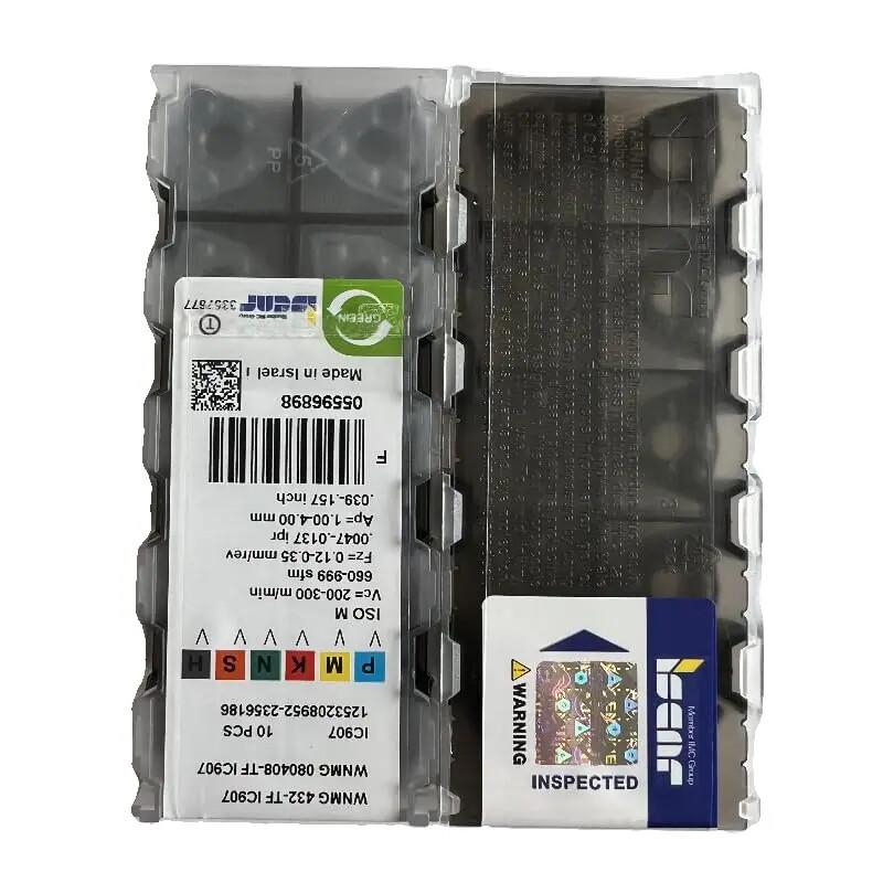ISCAR / WNMG080408-TF IC907 /Industrial Indexable Carbide Inserts 10 PCS