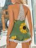 Ensemble Pyjama Décontracté à Col Halter avec Détail en Dentelle et Short