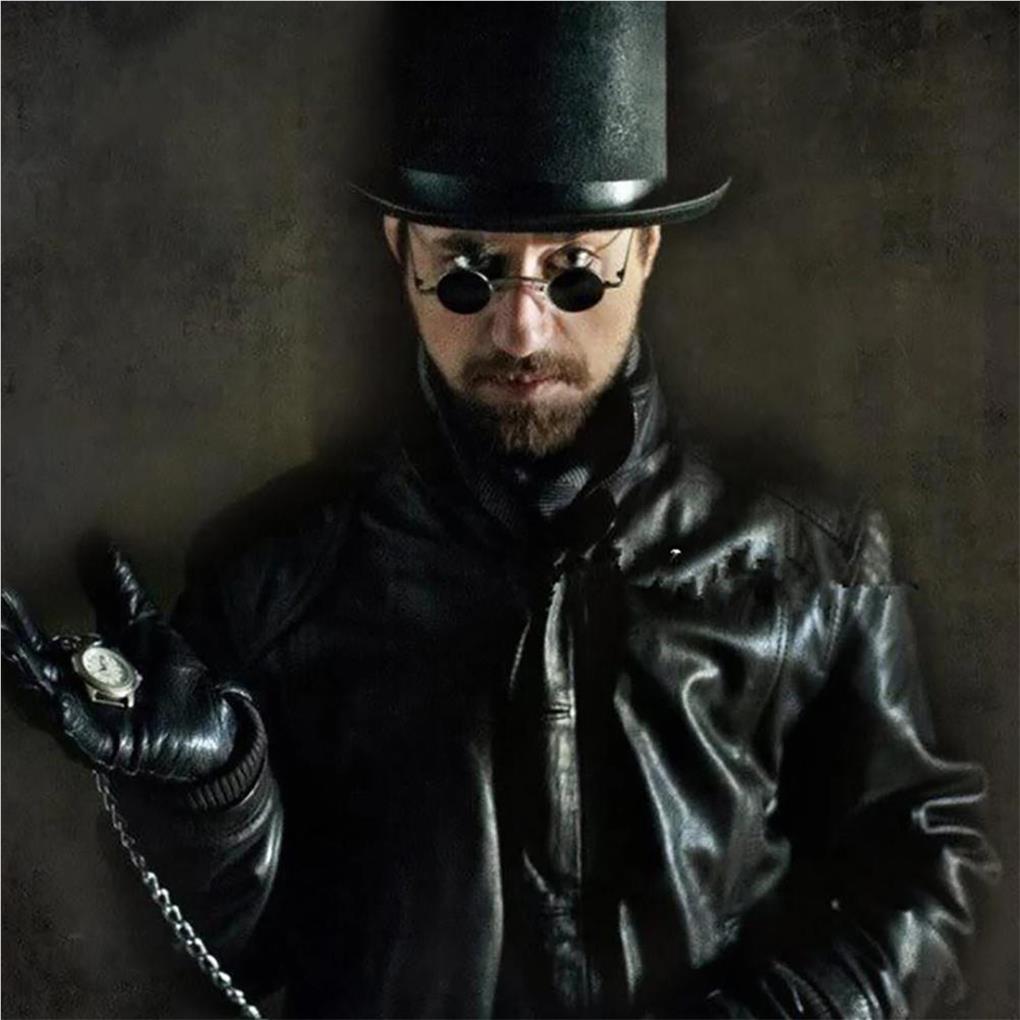 Sunglasses Rock Punk Glass Vintage Style Round Lens Sunproof Unisex Small Circle Hippie Accessories Anti-UV Sun Glasses Outdoor