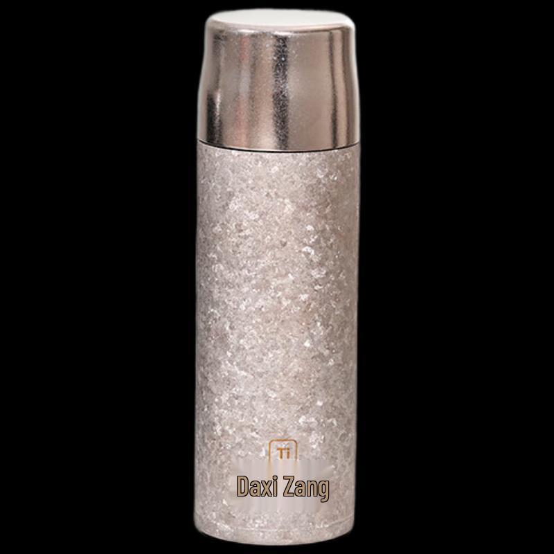Jiu Xi Lu Pure Titanium Double-Layer Insulated Tea/Coffee Mug