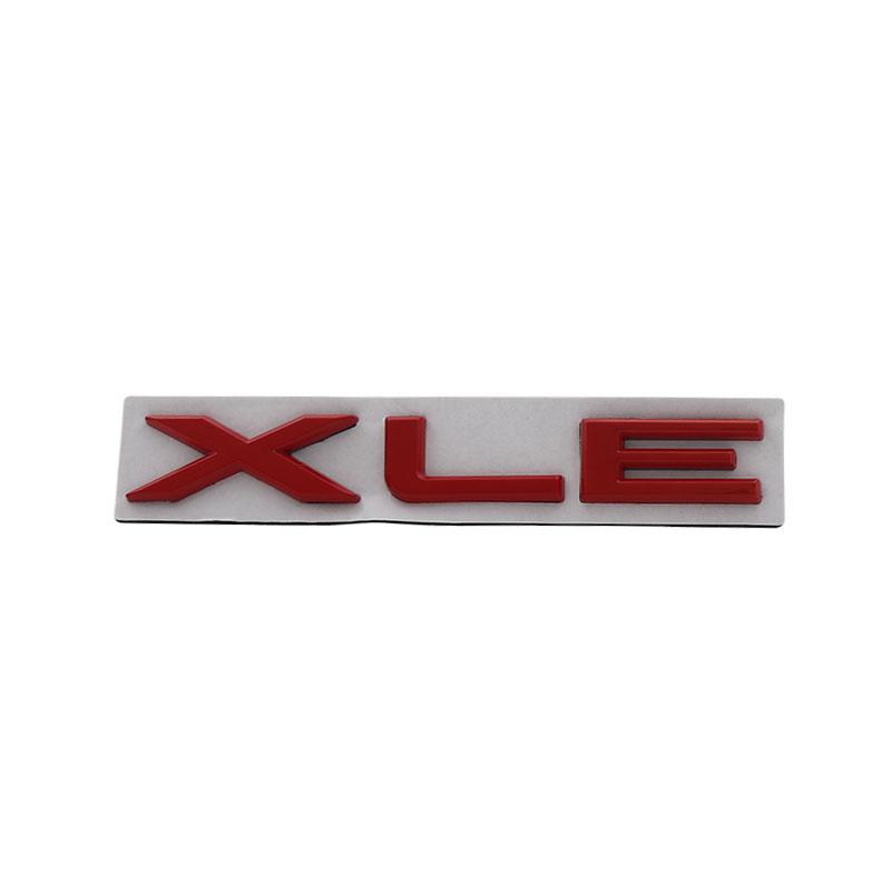 3D Premium XLE for car Tailgate Fender trunk Rear Bonnet Decal Emblem Badge Sticker Accessories