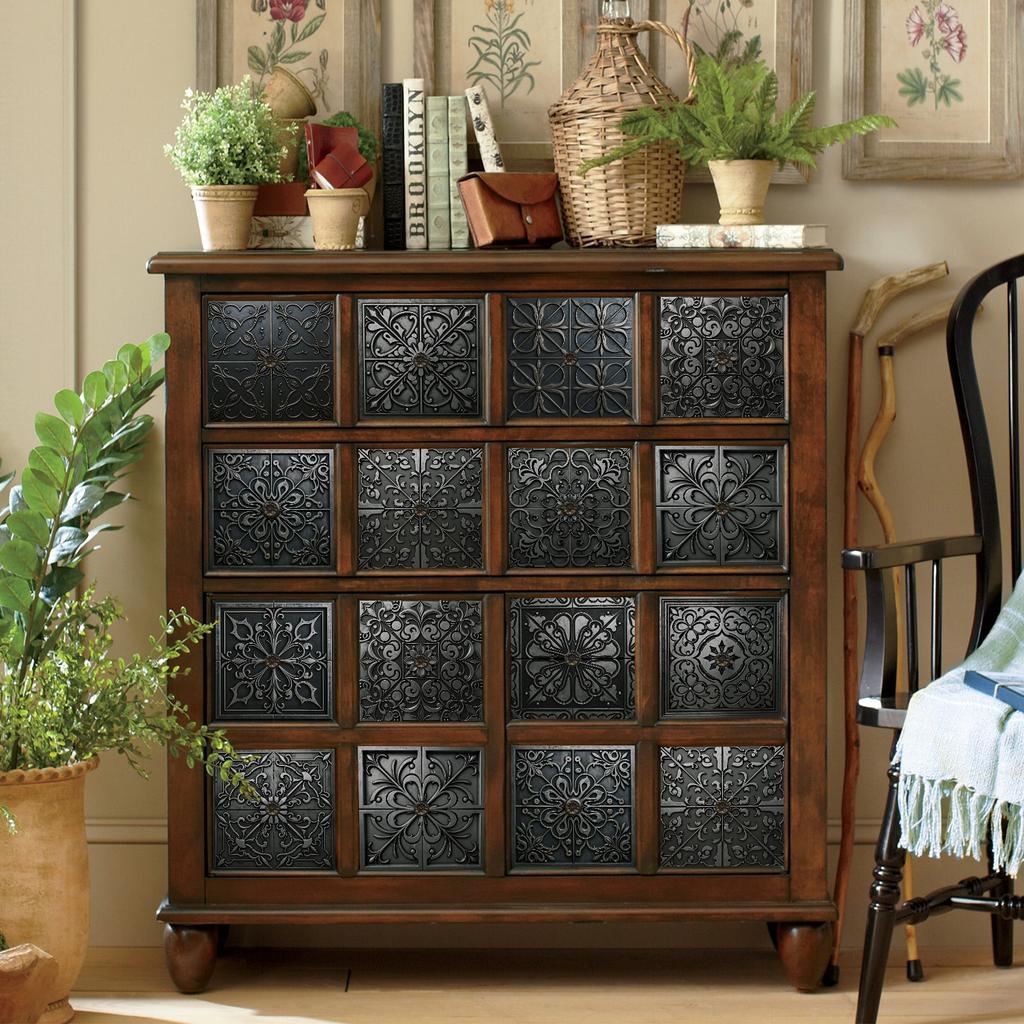 PET Foam Thickened Self-adhesive Wall Sticker, Waterproof and Anti-fouling European Mandala Wallpaper Tile Sticker for Kitchen and Bedroom