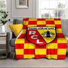 Racing Club De Lens Crest Portable Blanket/Soft Blanket Bedding Blanket Suitable for Travel Camping Living Rooms Offices Sofas Fan Gifts
