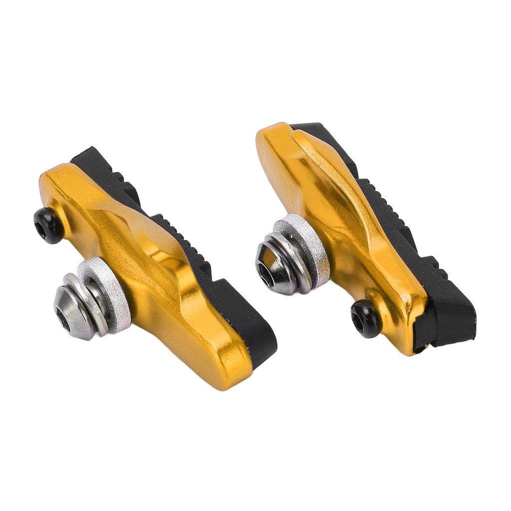 2 Pcs Mi.xim Brake Rubber Block Drawer Type Aluminium Alloy Bike Brake Pads Lower Noise Anti
