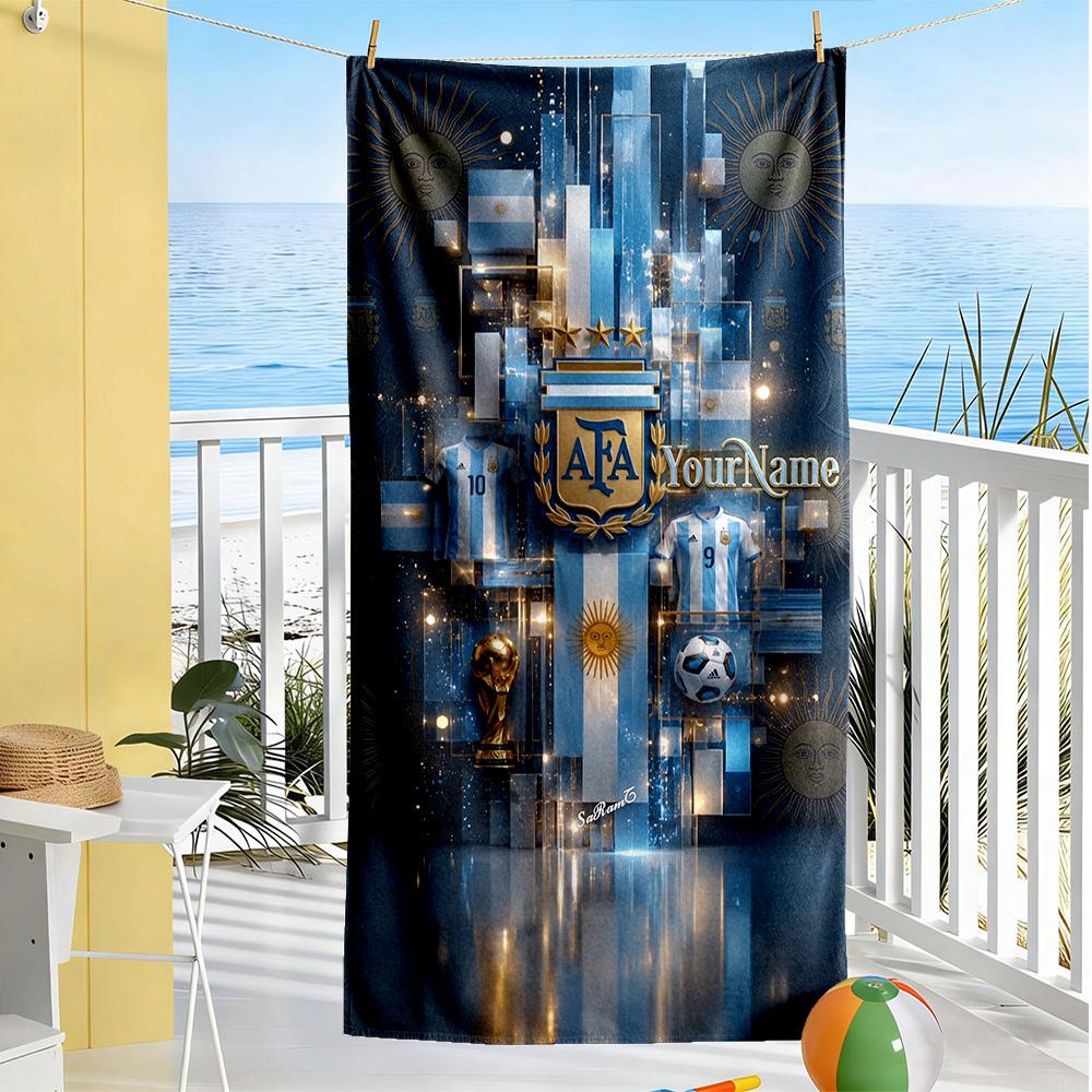 Galatasaray Customized Name Beach Towel Super Soft Microfiber Quickdry Fabric Portable For Swimmingbeachcamping Travel Beach Accessoriesgym