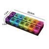New Hot Weekly Large 14 Grids Pill Case Box Removable Storage Box for 7 Days A Week, Pill Dispenser, Medicine,Vitamins,fish Oils
