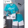 Kinder-T-Shirt und Shorts Set, bequem, hautfreundlich und atmungsaktiv, geeignet für Sport und den täglichen Gebrauch