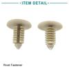 ACROPIX 50pcs Universal Car Rivet Fasteners 8mm Hole Diameter Beige