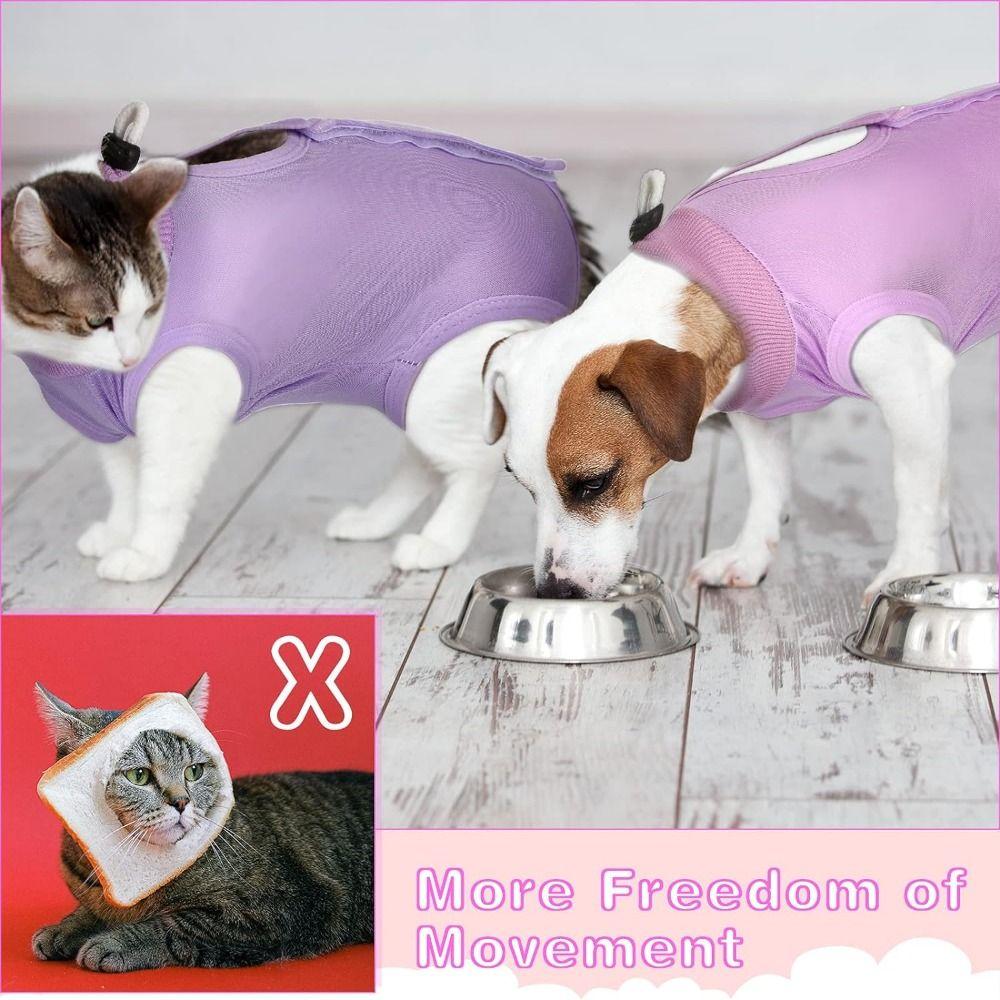 Soft Cat Recovery Suit Anti Bite Cat Neutering Wear Washable Physiological Clothes  Kitten
