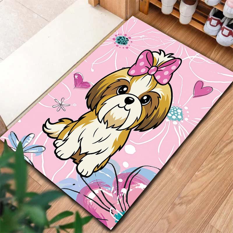

Cute pink cat forehead Pattern Square Carpet,Area Rug,Carpet Rug for Living Room Bedroom Sofa Playroom Decor,Non-slip Floor Mat,Holiday Birthday Gifts 60cmx90cm