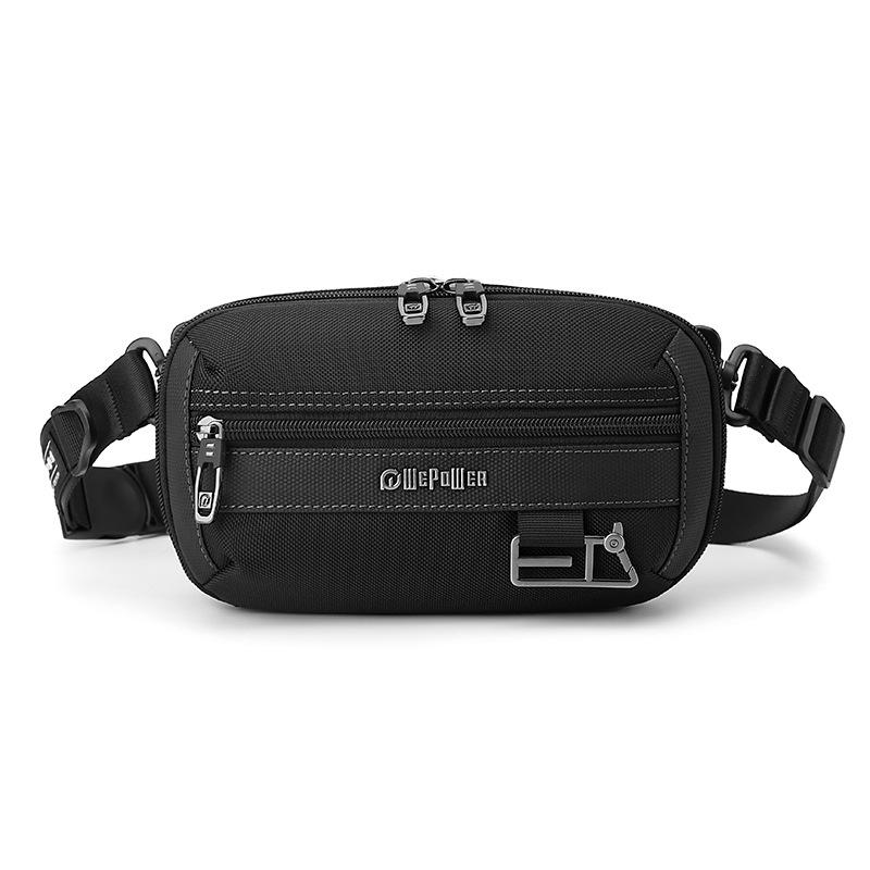 

Waterproof Men s Multi-functional Bag Portable Outdoor Sports Chest Bag Travel Shoulder Bag Waist Pack Crossbody Sling чёрный