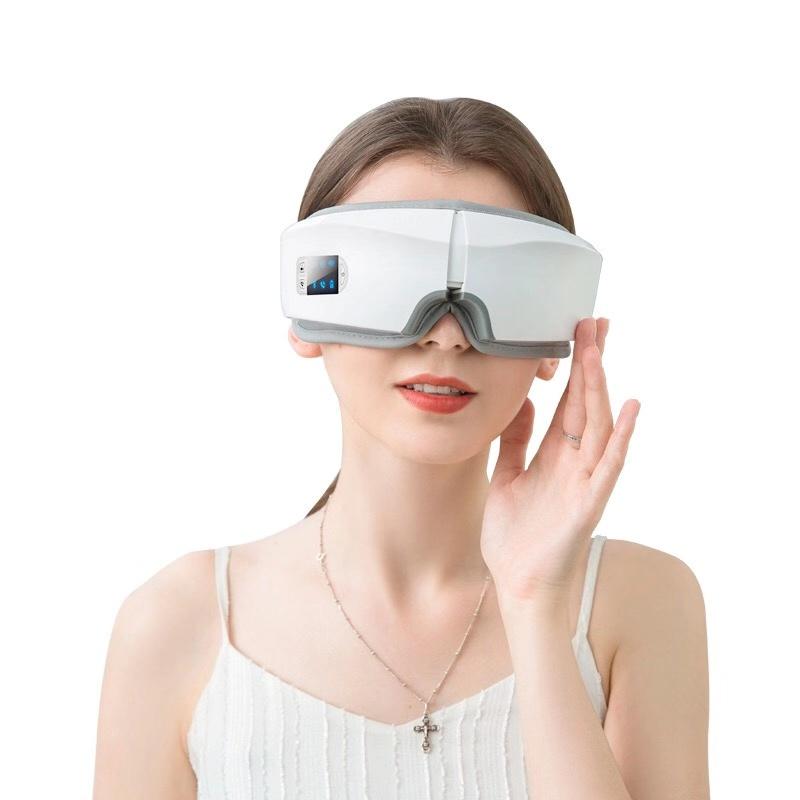 

Маска для сна с подогревом Bluetooth и вибрациями 3D или 4D массажера для глаз