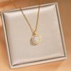 Light Luxury Copper-Inlaid Diamond Necklace for Women – Exquisite INS-Style Clavicle Chain
