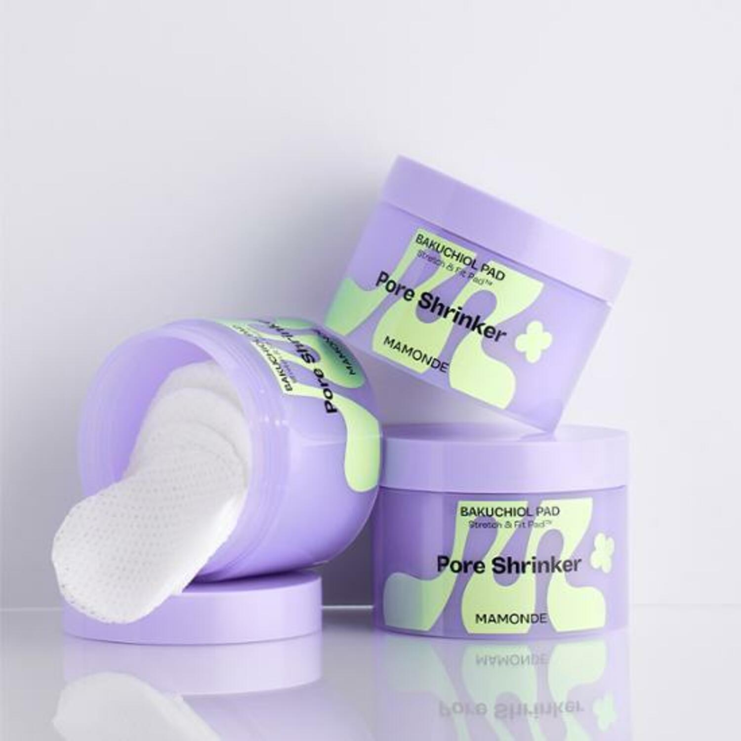 Mamonde Pore Shrinker Bakuchiol Pad 70P Специальный набор (+Бакучиол крем 30мл) — фото 6