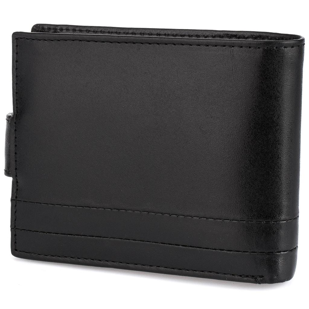 Portfel skórzany męski włoska skóra naturalna licowa premium klasyczny RFiD poziomy Beltimore G08