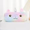 WTEMPO Autumn Winter Soft Short Plush Cute Octagonal Zipper Pen Cases Makeup Storage Bags Graduation Season Back-to-school Season Gifts