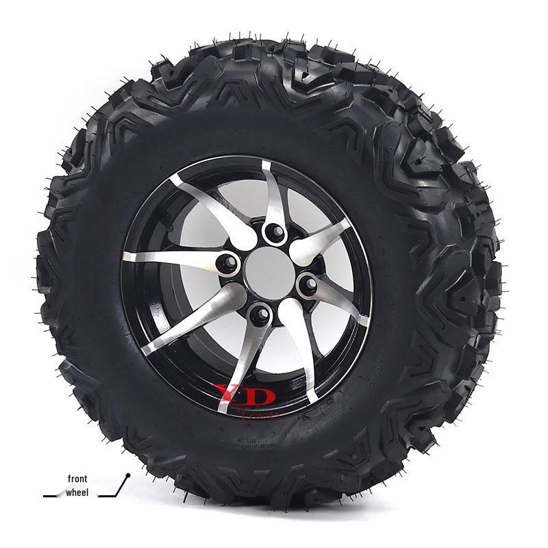 Go-Kart ATV Off-Road cu Roți din Aliaj de Aluminiu de 12 Inch și Anvelope Pneumatice 25x8-12/25x10-12