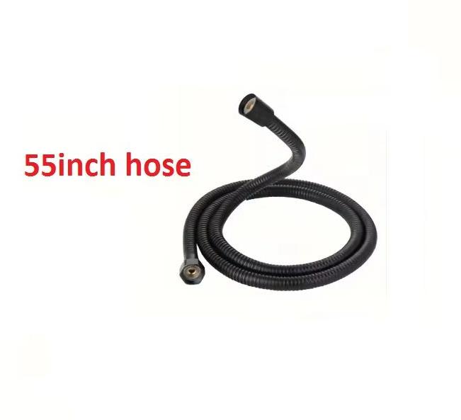 Body Cleaner Spray Gun, Home Mounted Black Toilet Cleaning Spray Gun ABS Valve Sprayer Sanitary Shower Spray Hose Set for Person