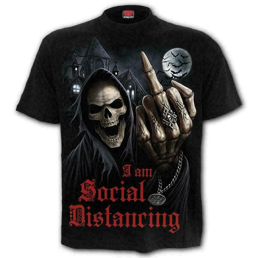Spiral Direct Social Removal TShirt Reaper Removal Biker Tattoo Top Unisex T-Shirt XXXXL