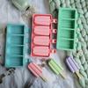 Classic Striped Popsicle Molds for Homemade Ice Cream Desserts Summer Kitchen Tools Home Furnishings