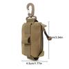 Outdoor Buckle Bag Military Tactical EDC Pouch Small Tools Bag Portable Key Card Holder Wallet Pouch Outdoor Hunting Waist Bags