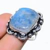 Natural Dicorich Glass Gemstone 925 Sterling Silver Gift Ring Size 8.5 w0I57