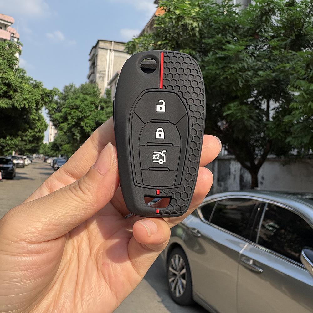 Key Cover Holder For Chevrolet Onyx Joy  Spin Gm Entered Cobalt Cross Keychain Fob Accessories