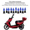 Windshield Wind Screen Spike Bolts M5 Screws Nuts Motorcycle Modification AccessoriesBlue