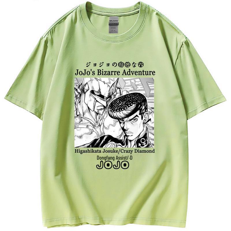 JOJO's Bizarre Adventure Touhou Josuke Crazy Diamond Loose Short Sleeve T-shirt Women